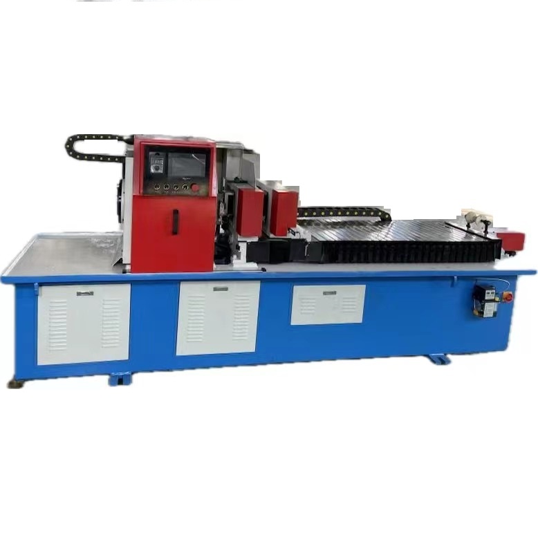 PLC Control Precision CE Certificate Mining Conveyor Roller Carbon Steel Pipe Dia 76-219 Auto Fixed Length Cutting Machine