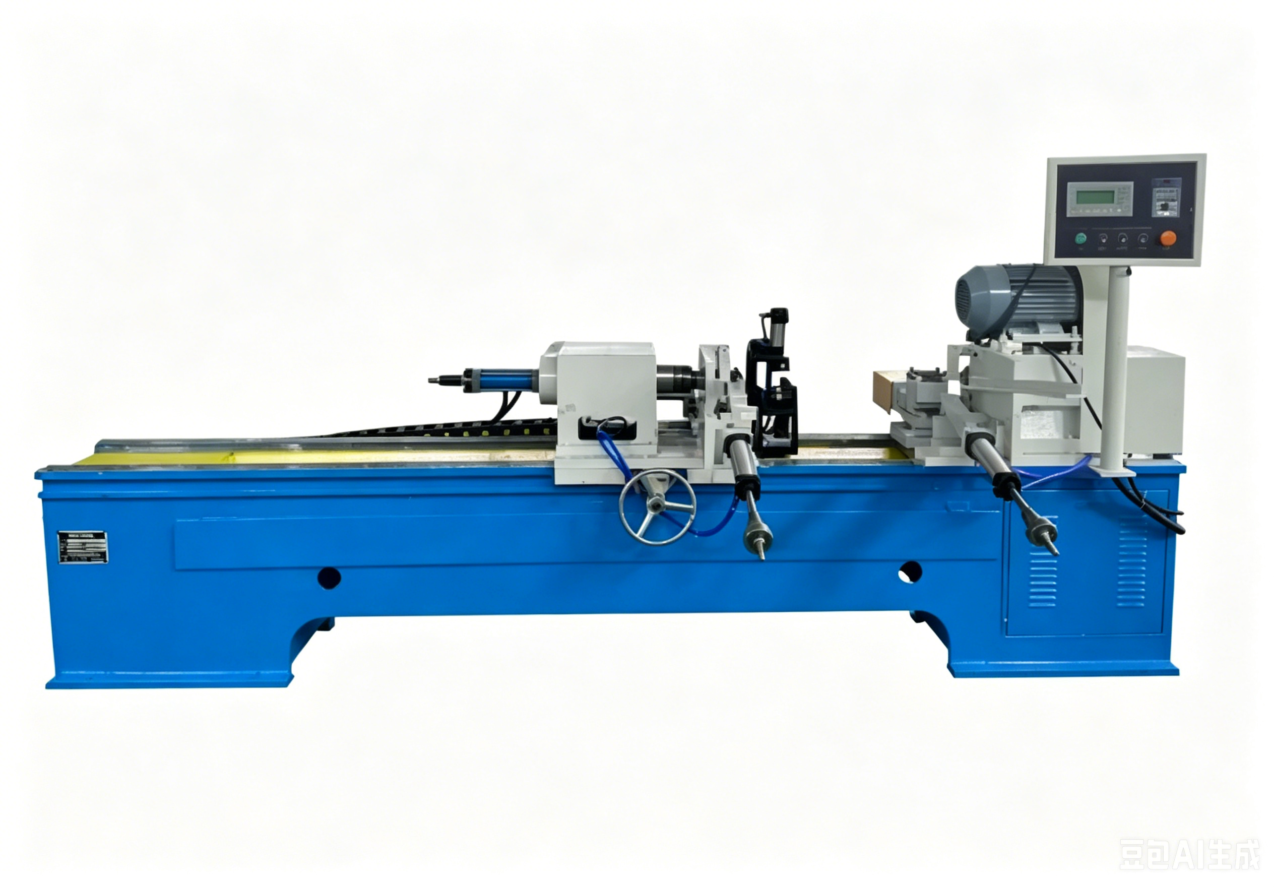PLC Mining Conveyor Roller Making Machine Steel Shaft Bar 2 Ends Snap Ring Circlip Auto Grooving Machine