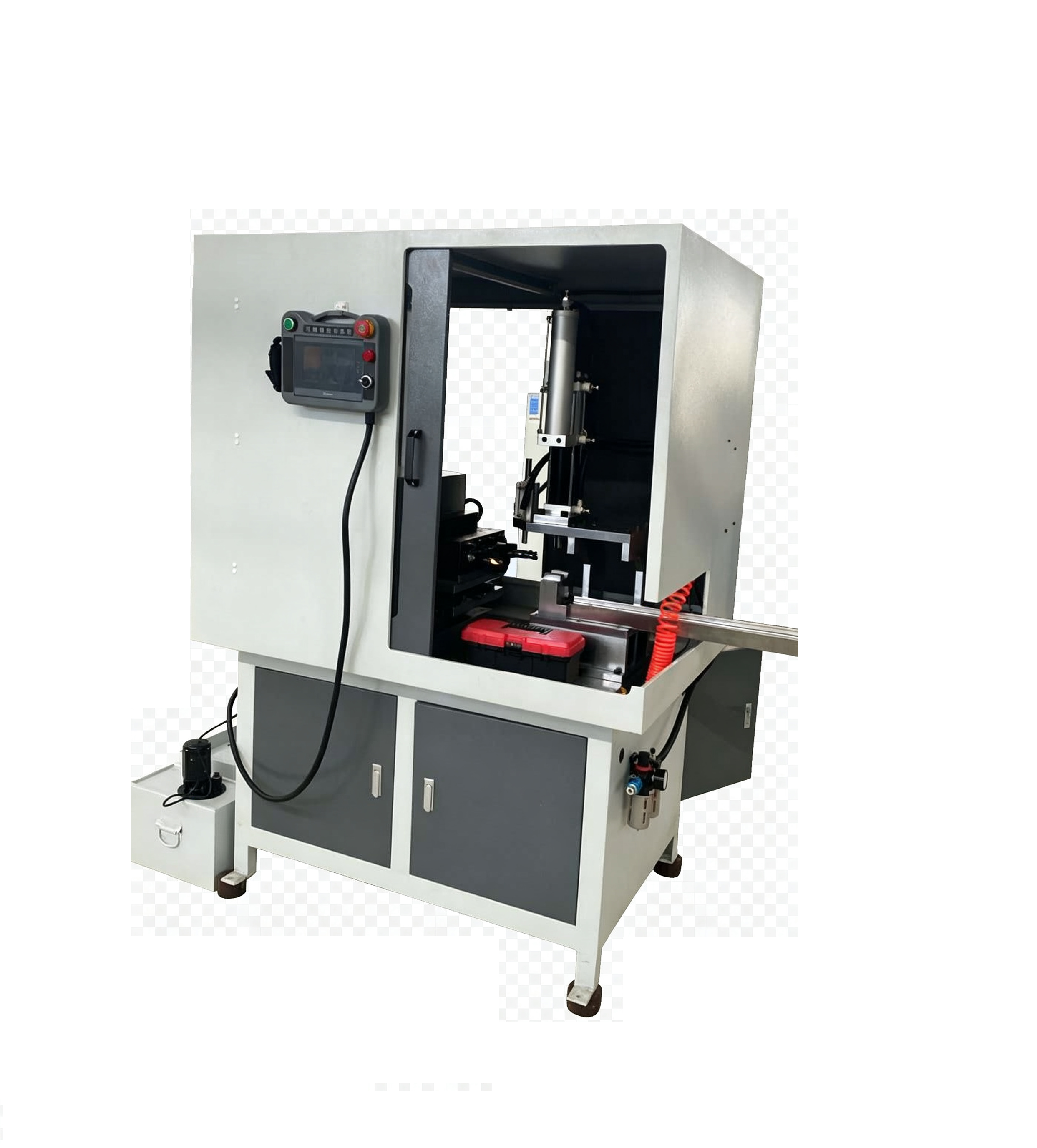 HAconveyor Steel Shaft Both Ends Internal Thread Drilling Screw Hole Machine for Logistic Roller 380V CE ISO Certified