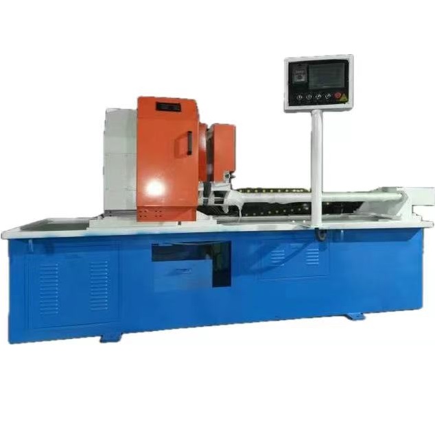 PLC Control Precision CE Certificate Mining Conveyor Roller Carbon Steel Pipe Dia 76-219 Auto Fixed Length Cutting Machine