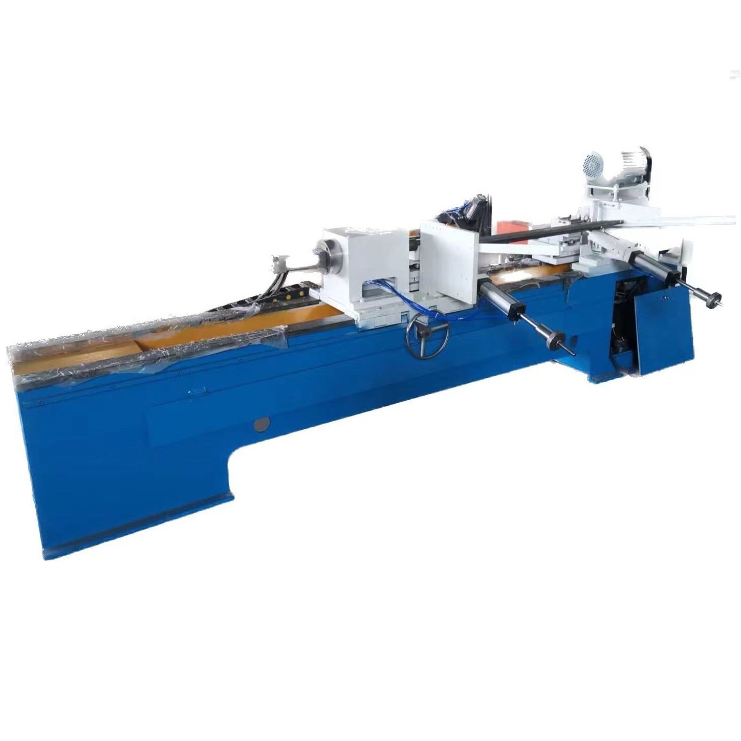 PLC Mining Conveyor Roller Making Machine Steel Shaft Bar 2 Ends Snap Ring Circlip Auto Grooving Machine
