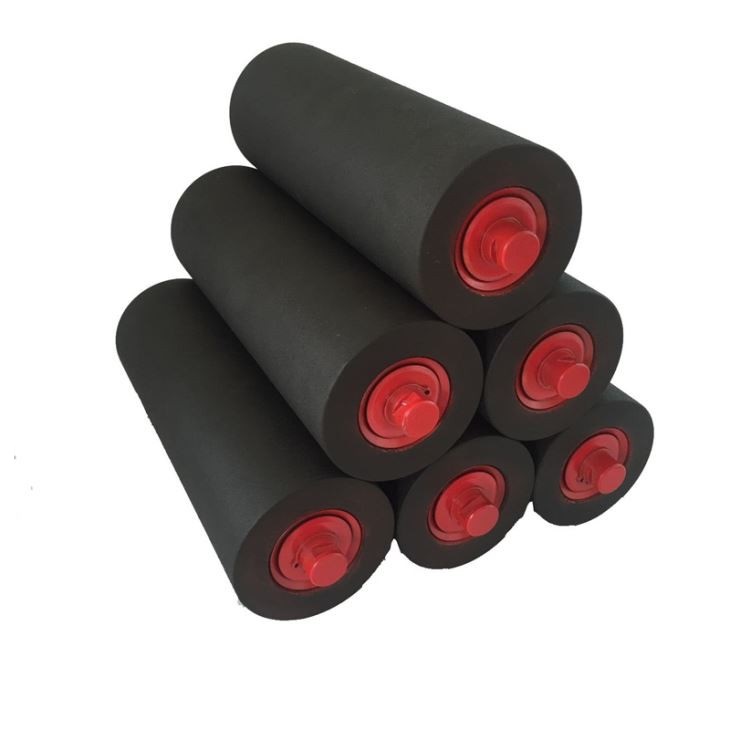 159mm China Quality CEMA DTII 7 Seals Heavy Duty Carrier Return Trainer Plastic EPDM HDPE UHMWPE Conveyor Roller