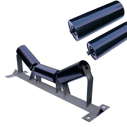HAconveyor Top Sale Mining Heavy Duty Industrial Belt Steel Iron Conveyor Roller Idler Set with Frame Bracket