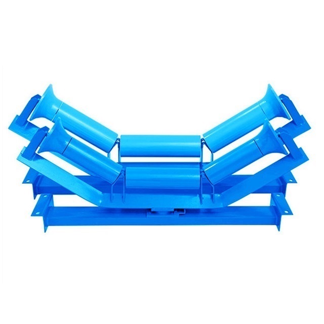 HAconveyor Top Sale Mining Heavy Duty Industrial Belt Steel Iron Conveyor Roller Idler Set with Frame Bracket