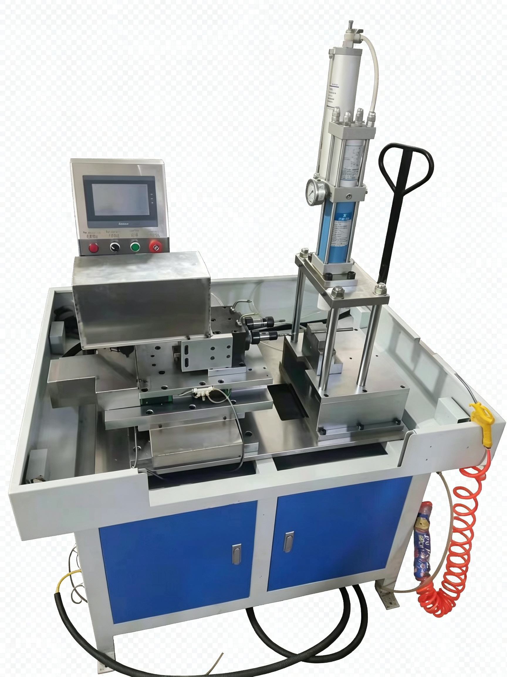 HAconveyor Steel Shaft Both Ends Internal Thread Drilling Screw Hole Machine for Logistic Roller 380V CE ISO Certified